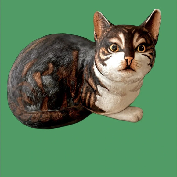 Collectable Cat handpainted limited edition “Fascination” by Eric Tenney. - Picture 6 of 7